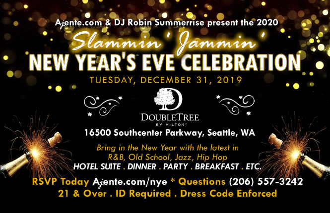 2019 - 2020 New Year's Eve Party @ Doubletree Hotel Southcenter, WA - Seattle/Tacoma